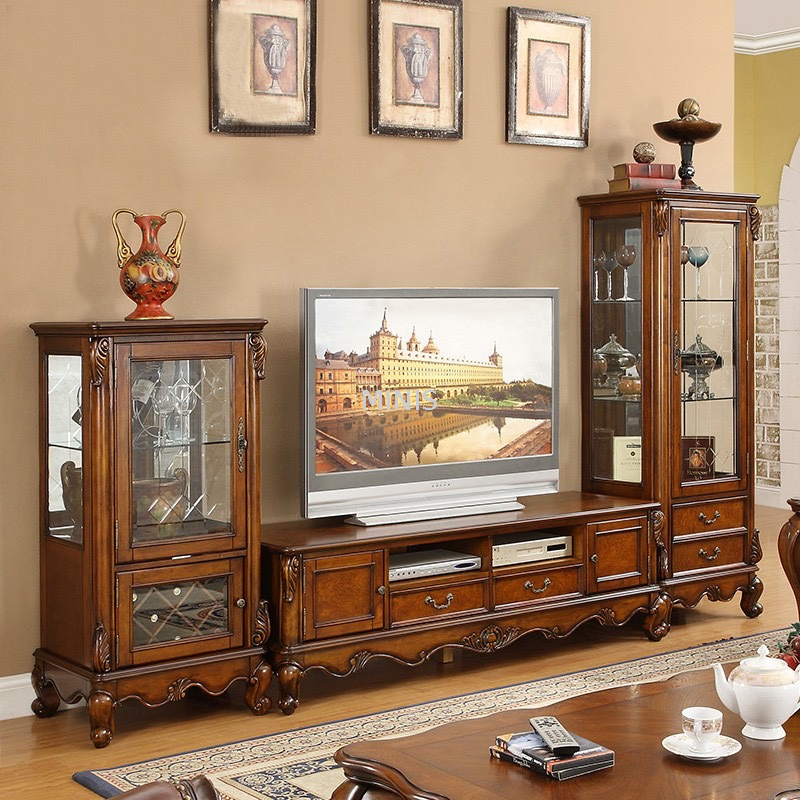Soggiorno Brown Good TV Cabience e tavolino in legno