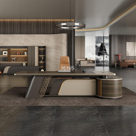 Nuova scrivania da ufficio cinese per il responsabile del design del lavoro, unica e bella