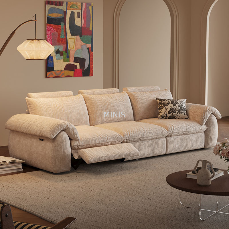 Divano reclinabile regolabile in ciniglia lavabile Lounge Theatre 