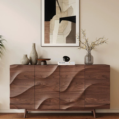 Sideboard in legno utilizzata come armadio per la sala da pranzo/sala da pranzo