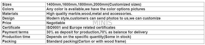 Scrivania da ufficio in marmo