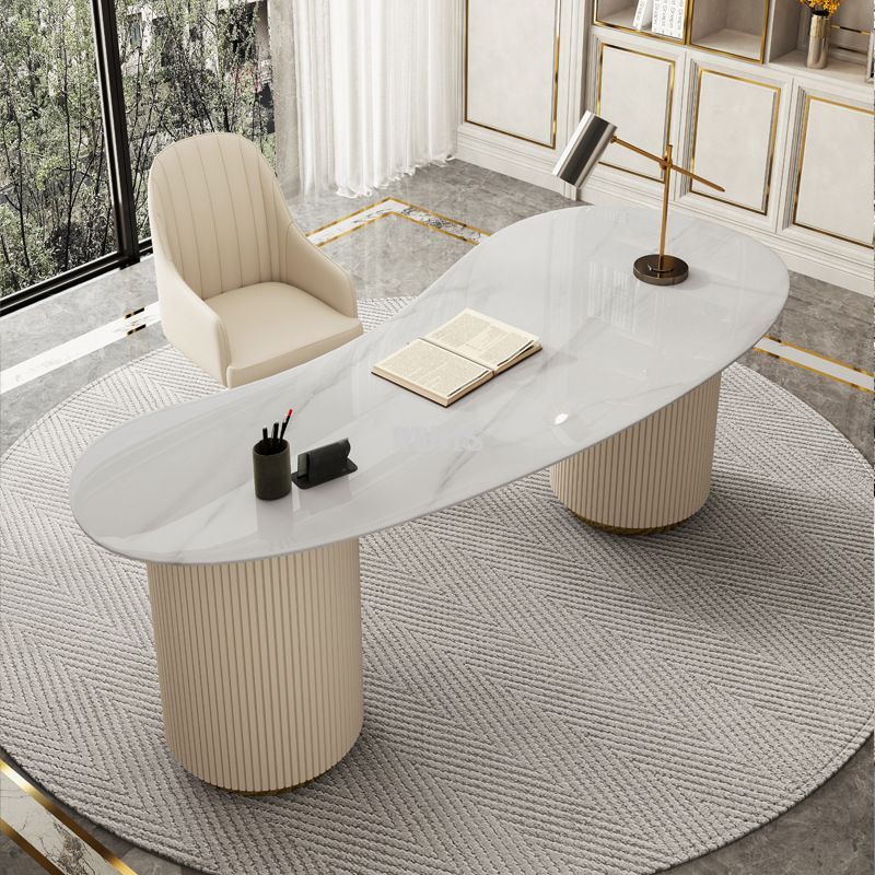 Home Table Furniture Piccola buona scrivania da ufficio in legno beige