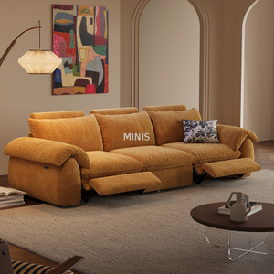 Divano reclinabile regolabile in ciniglia lavabile Lounge Theatre 